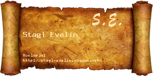 Stagl Evelin névjegykártya